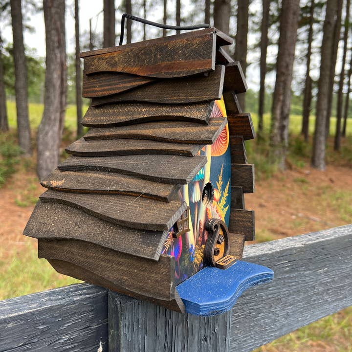 Southern Roots Designs - Wholesale Bird House - BIRDHOUSE, Unique Birdhouse, Mushroom Birdhouse, Birdhouse8