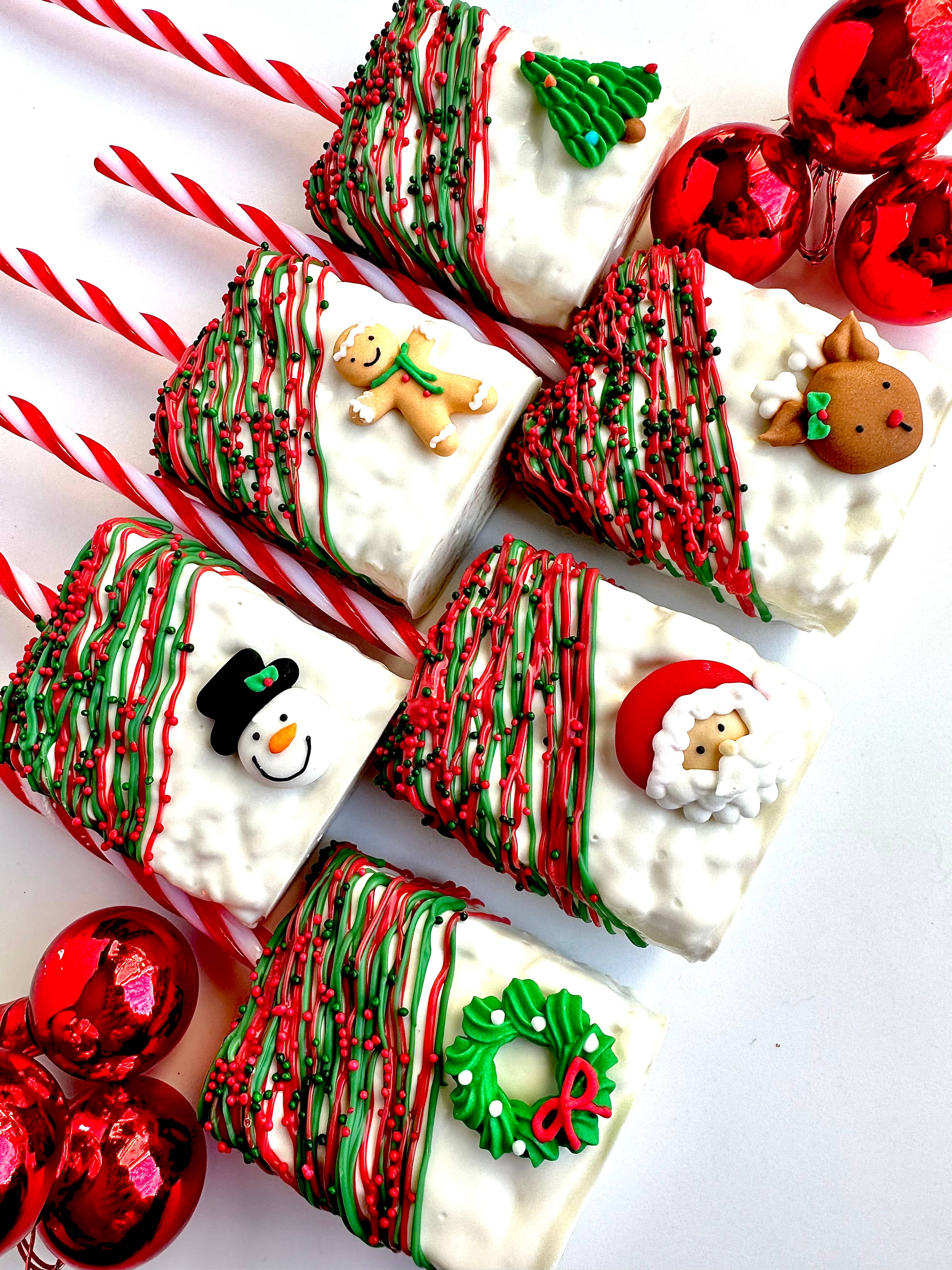 Delightful Chocolates - Wholesale Chocolate Covered Sweets - Christmas Chocolate Covered Rice Krispie Treats3