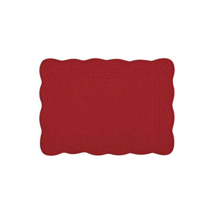 KAF Home - Wholesale Placemat - KAF Home 100% Cotton Boutis Quilted Placemat - Rectangle