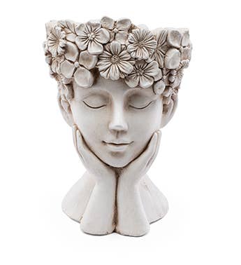 Napco - Wholesale Plant Pot - Planter, Flower Head Lady Item # 17279