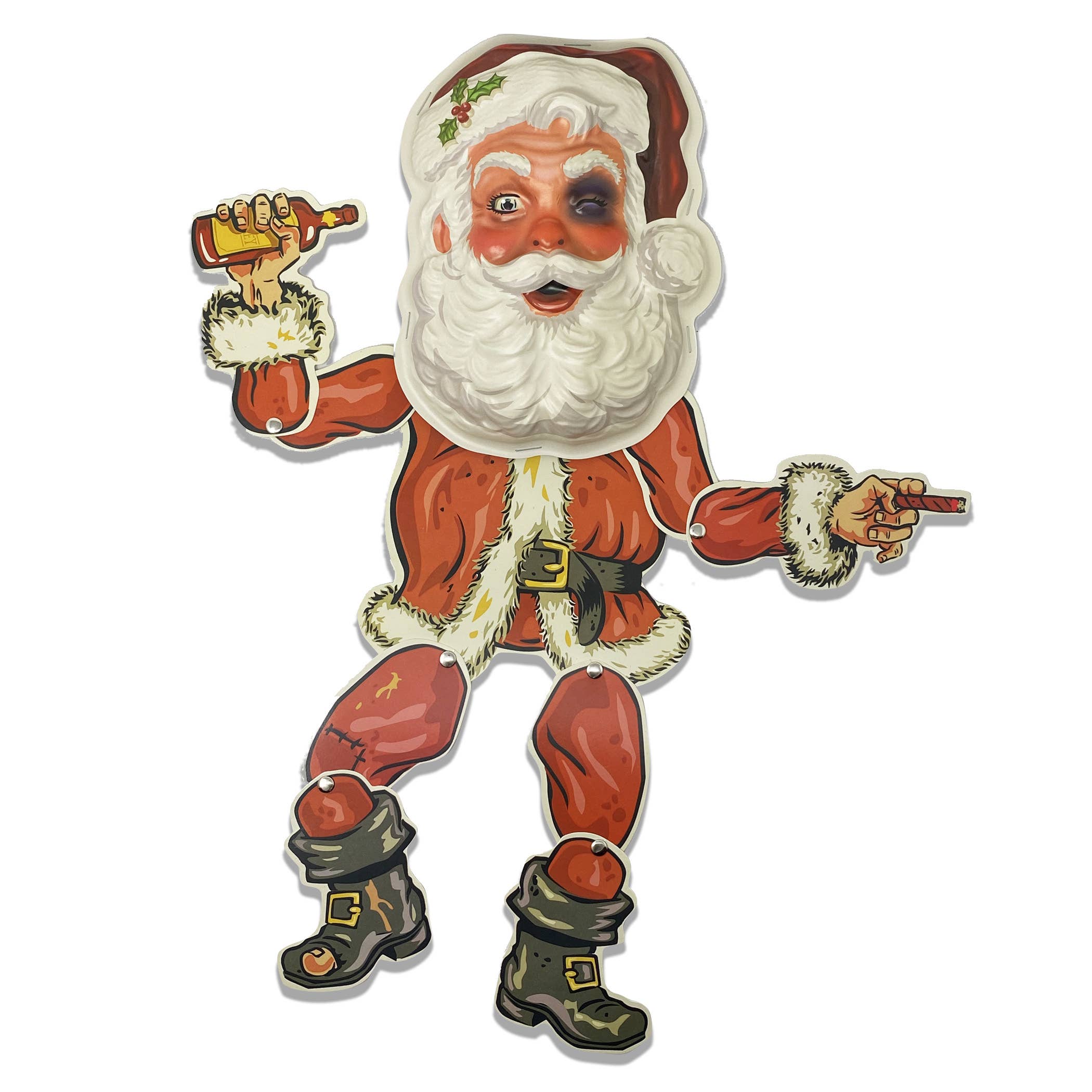 Retro-a-go-go! - Vendita all'ingrosso Decorazione natalizia - Babbo Natale Mostro Mini Mall dei Disadattati di Natale1