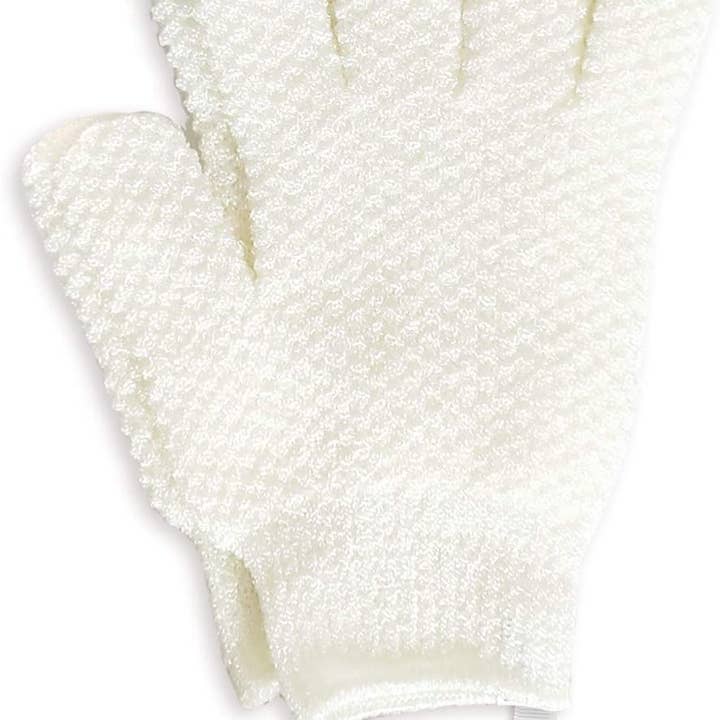 EvridWear - Wholesale Exfoliating Gloves/Mitts - Evridwear Exfoliating Bath Gloves for Shower Spa, Full Finger, Pink Series3