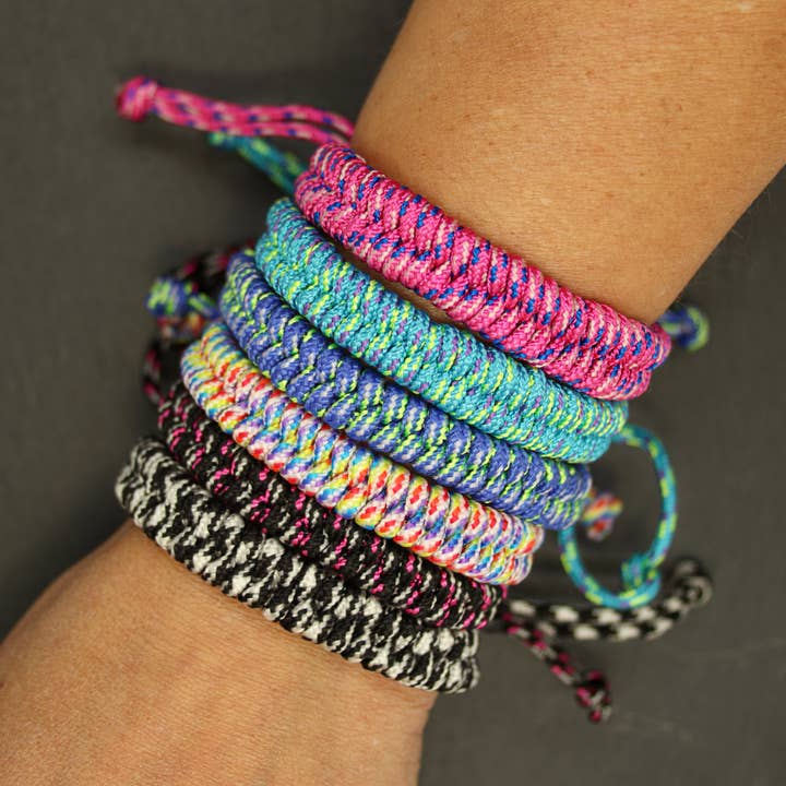 Natalia - Wholesale Jewelry Set - Adjustable Paracord Friendship Bracelets - SET 63