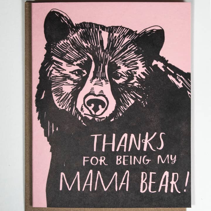 Tarjeta Mama Bear para venta al por mayor de Ratbee Press