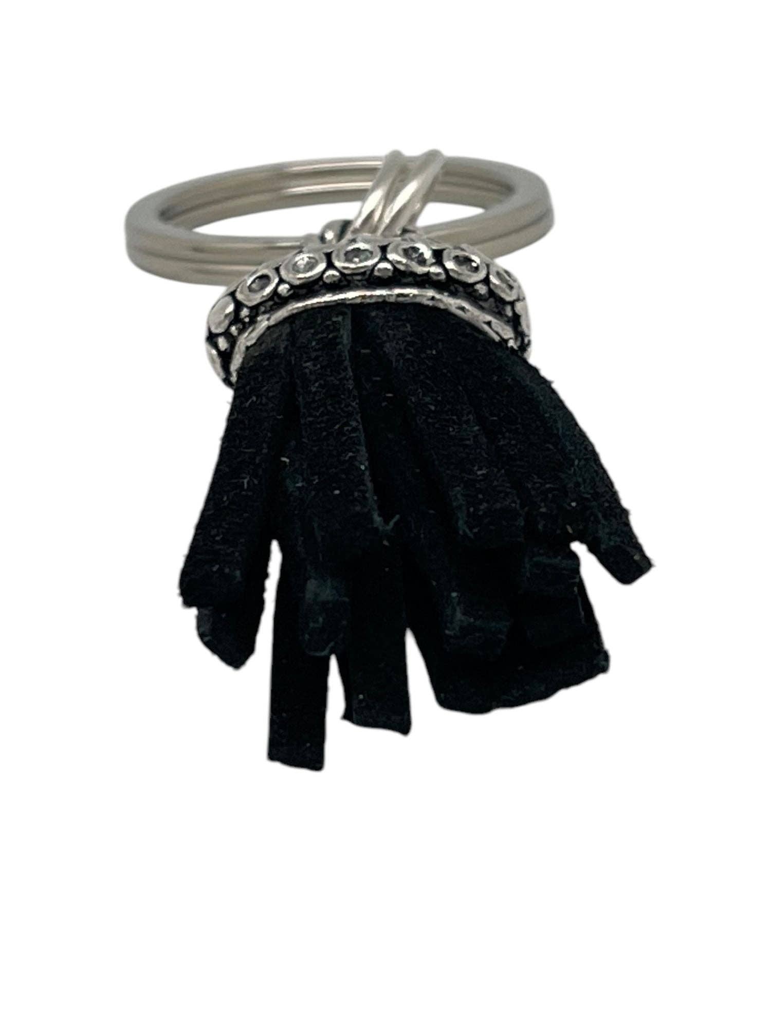 Gloria Mago - Wholesale Keychain - Women's - Flecado silver leather keychain1