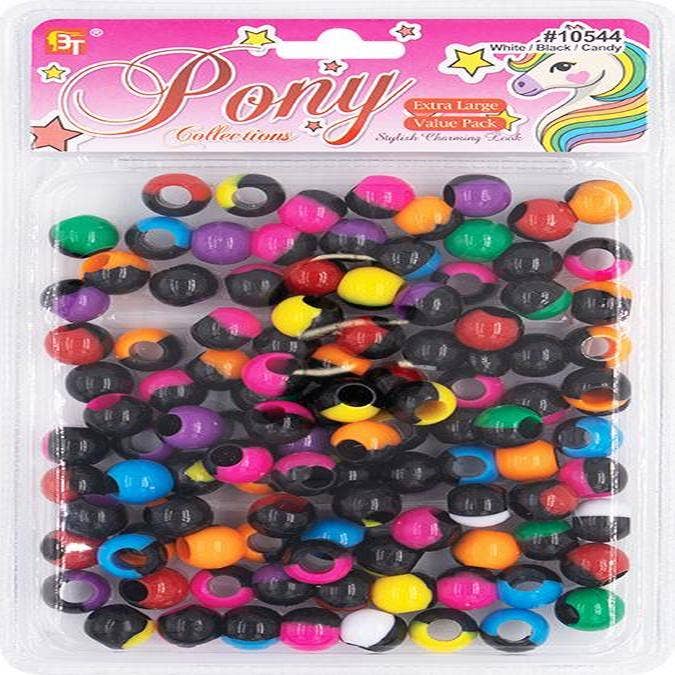 KT Supply - Wholesale Retailer Display - Jewelry - Extra Large Two Tone Round Beads Value Pack0