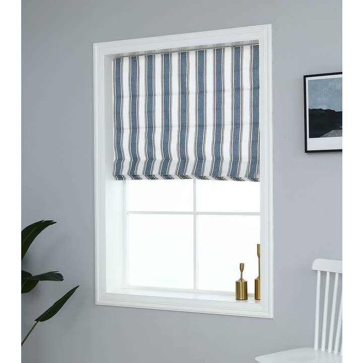 Shadisfy - Wholesale Blinds - Brighton Stripe Roman Blind1