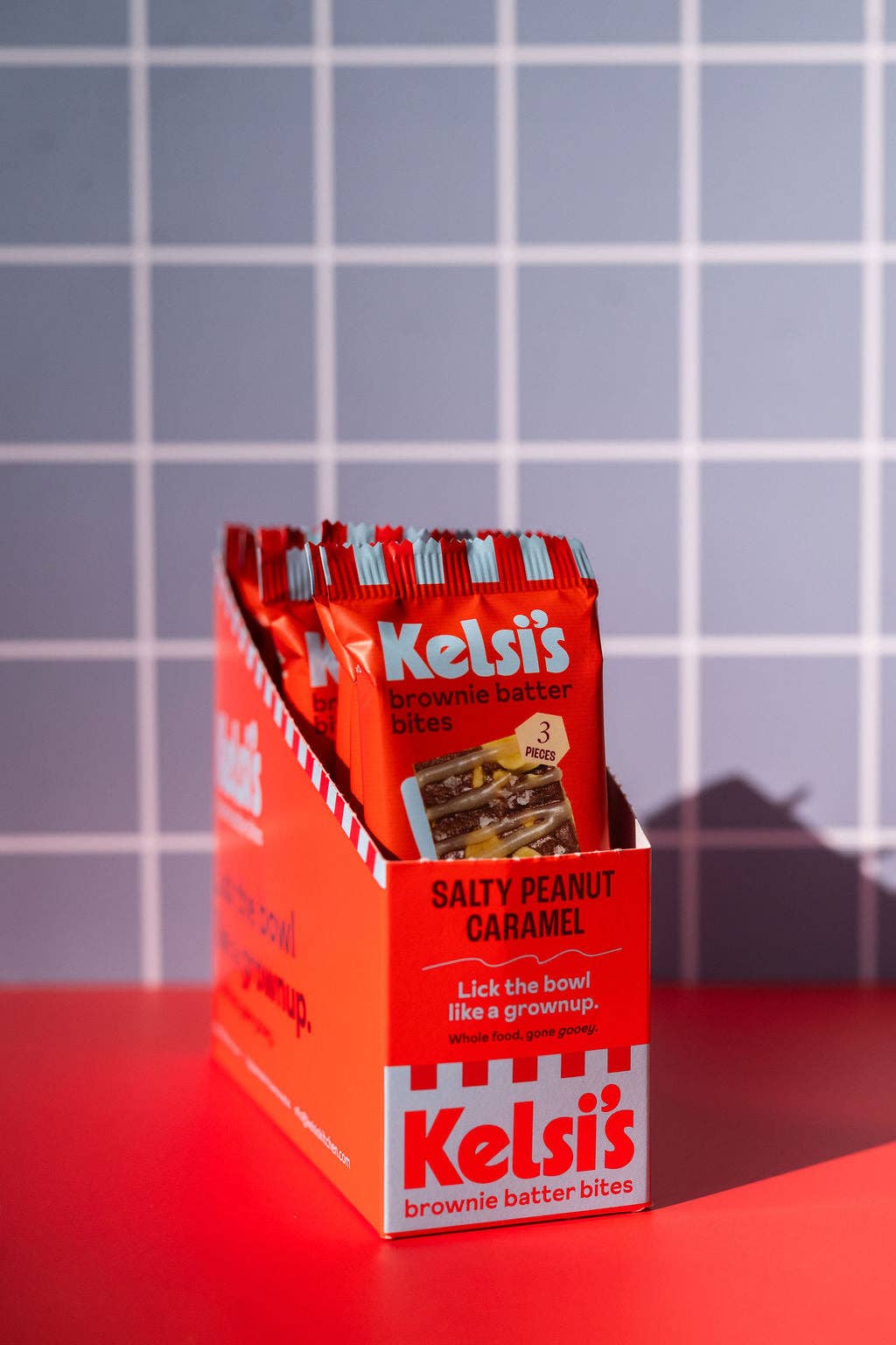 Kelsi's - Wholesale Snack Bar - Salty Peanut Caramel Brownie Batter Bites Gluten Free Snack1