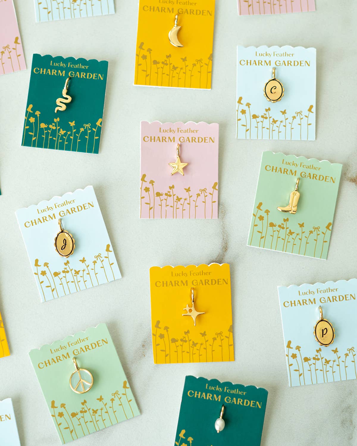 Lucky Feather – Großhandel Armband mit Charms/Anhängern – Charm Garden Set – Vollständige Charm-Bar für Ihren Laden7