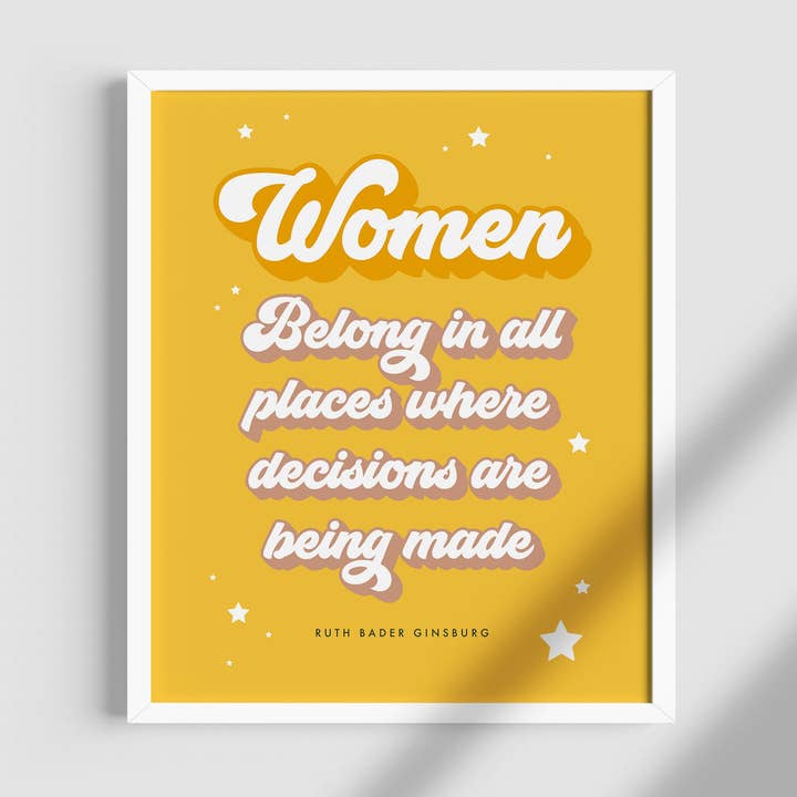 Girl Power/ Ruth Bader Ginsburg/ Girl Boss/ Valentines/ for wholesale by Eli & Emmie