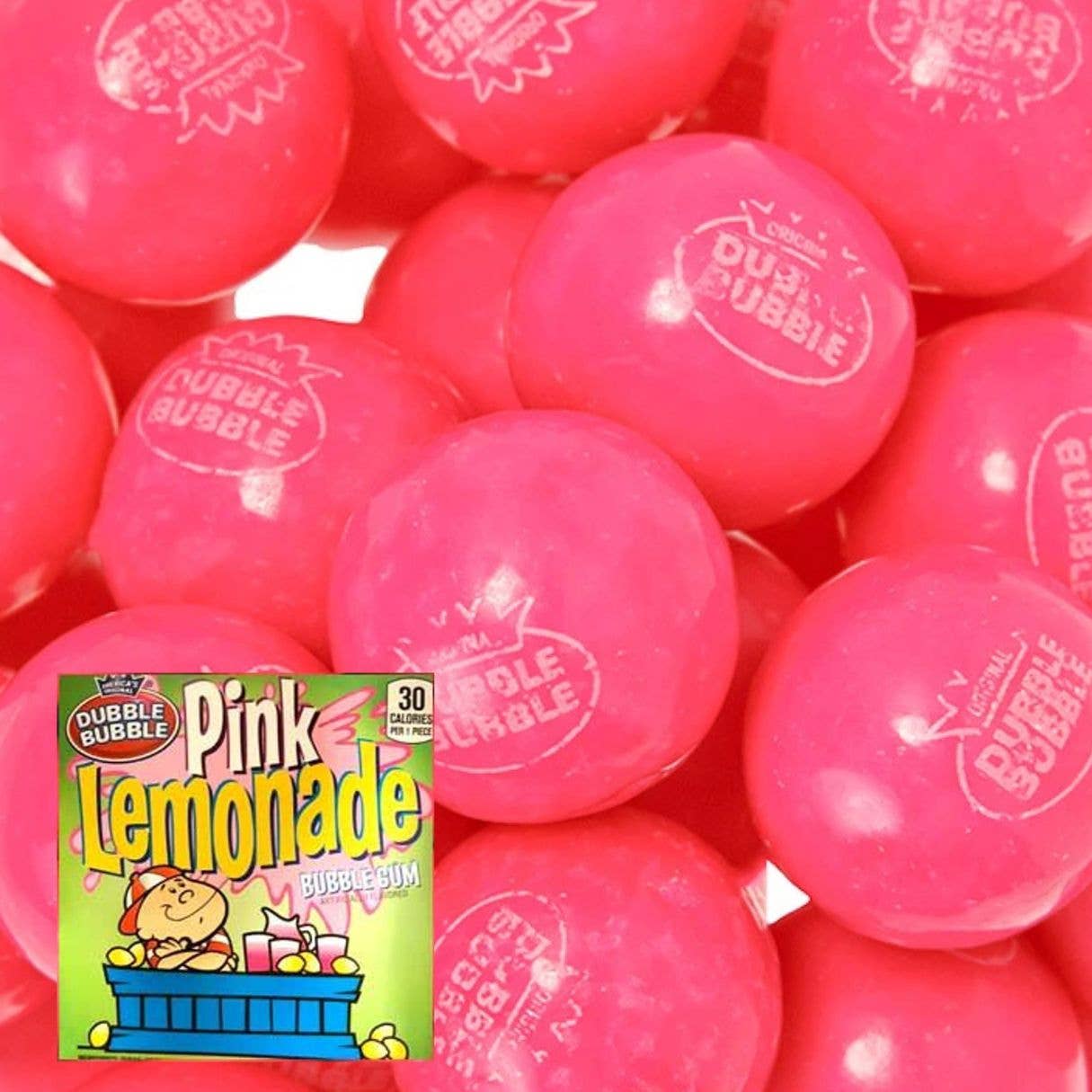 I Got Your Candy – wholesale Chewing gum – Dubble Bubble Pink Lemonade Gumballs Bulk - 14.66lb0