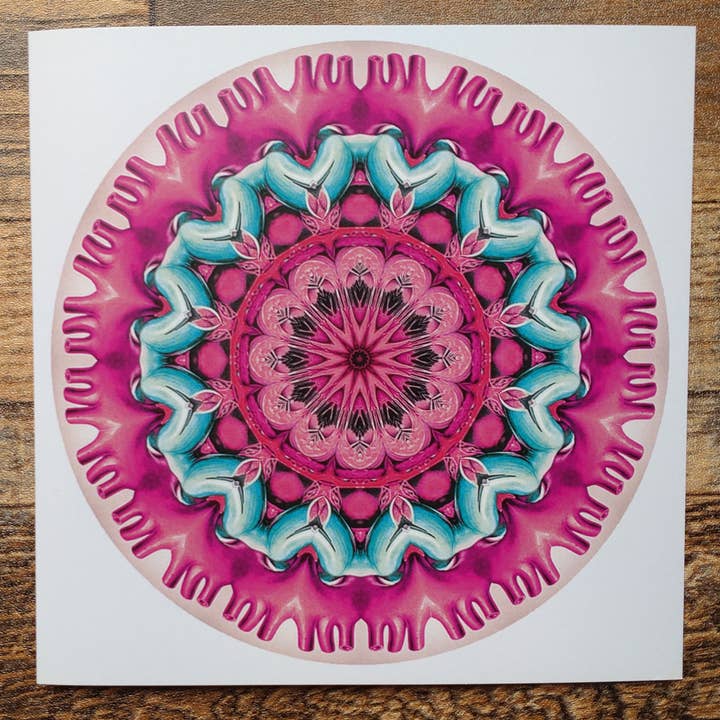 Ectopic Beats Blank Greeting Card for wholesale by Lisa Travers