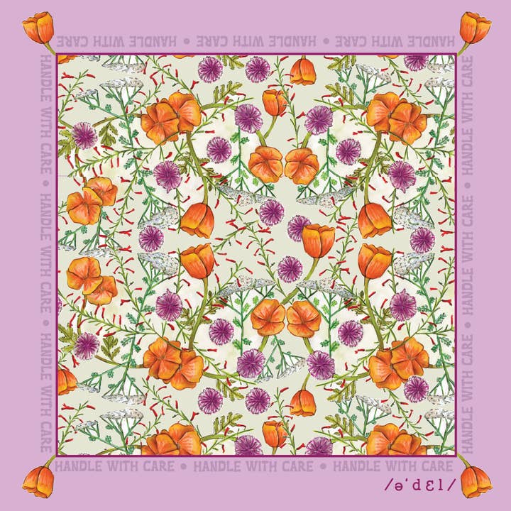 Alça com cuidado com lenço floral por atacado de Adele by Adele Jackson