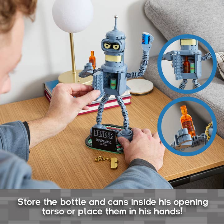 Brickcraft - Wholesale Building Set - Kids - Futurama Bender Brick Building Figure8