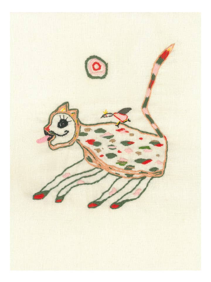 „Auf der Flucht!“ Stickerei & Druck für den Großhandel von Saima Kaur