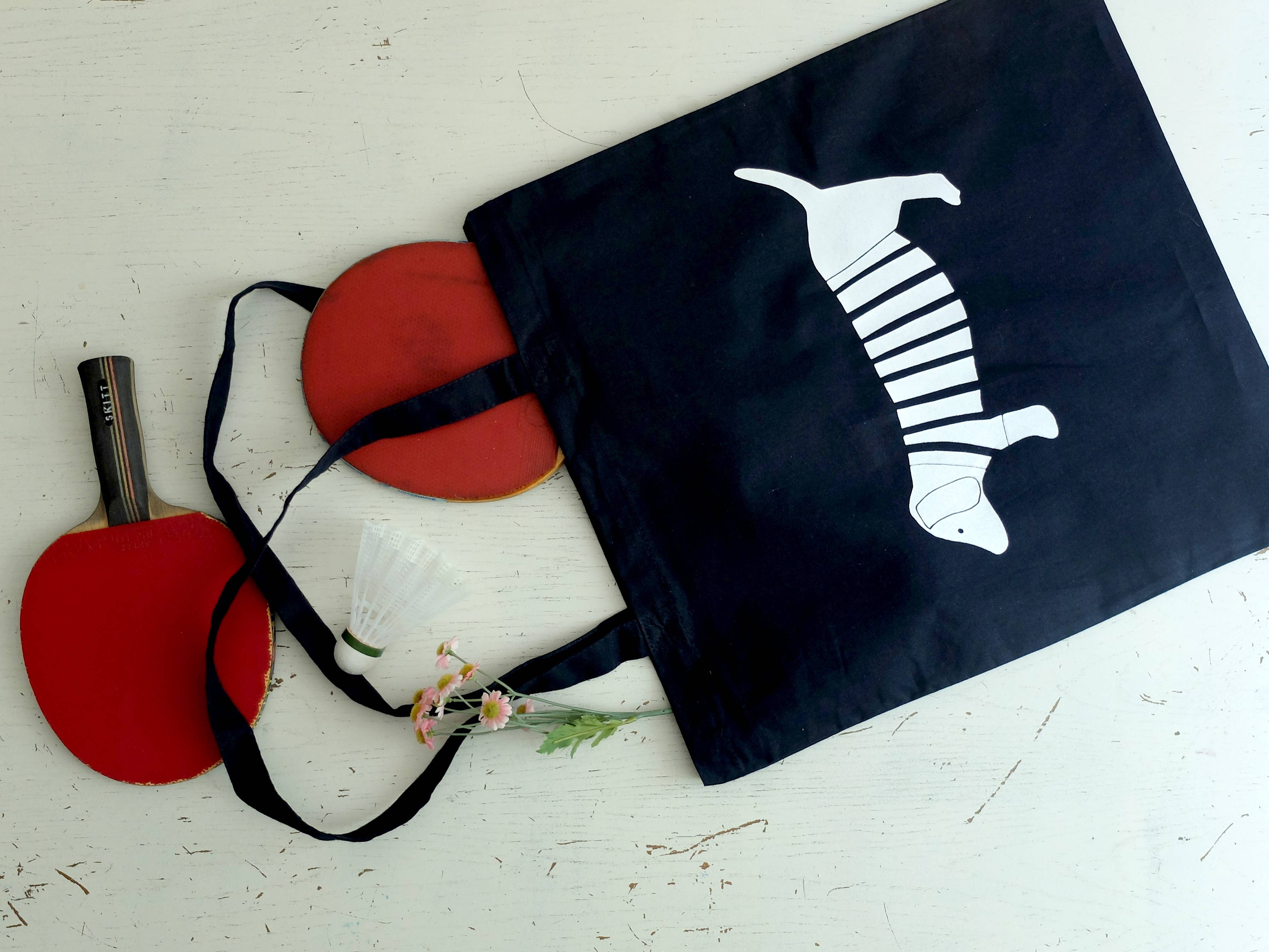 Wonder Of Today - Wholesale Tote Bag - Women's - Hand-printed fabric bag with dachshund motif12