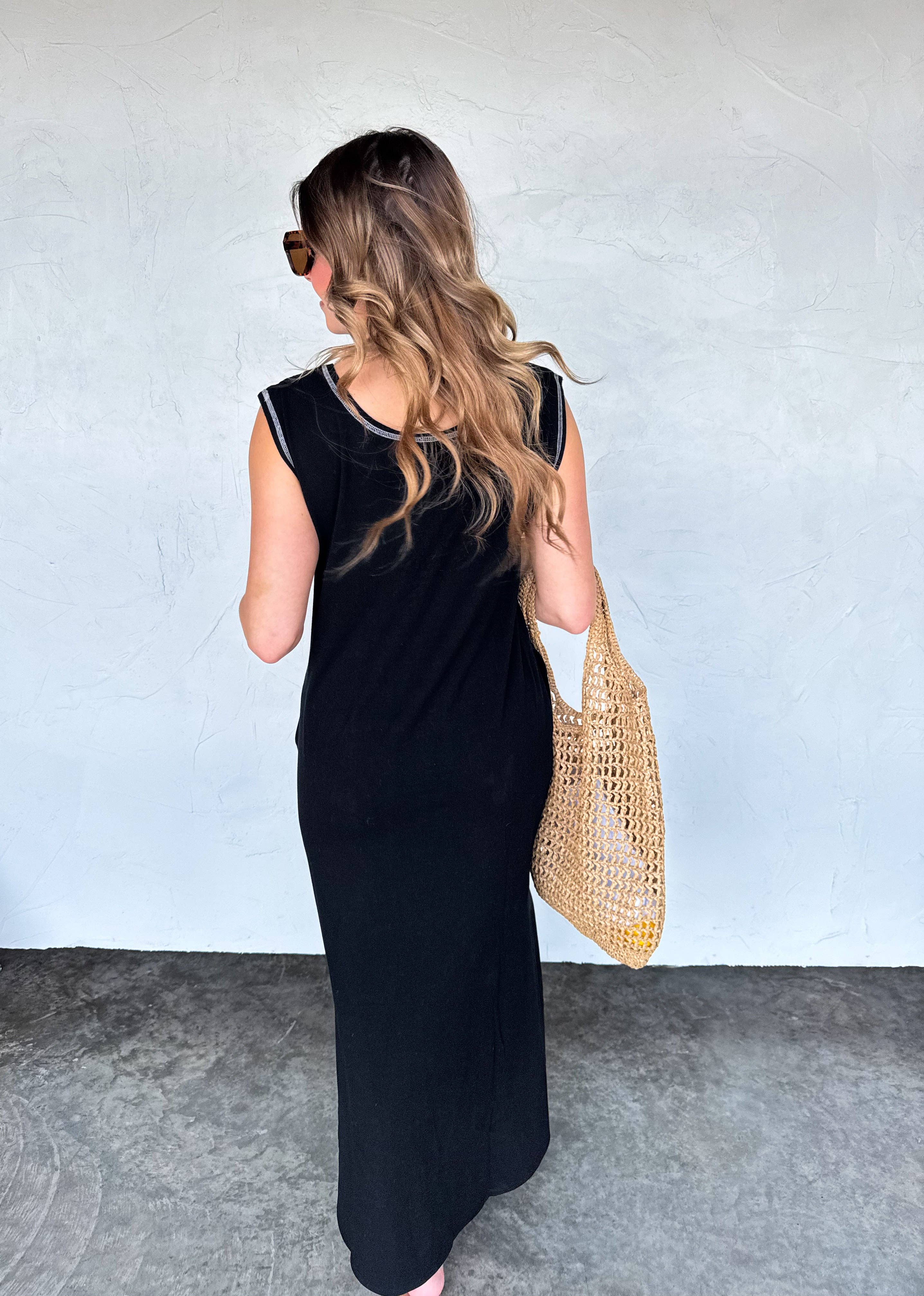 BLAKELEY - Wholesale Dress - Women's - RELAXED SUMMER SPLIT HEM DRESS11