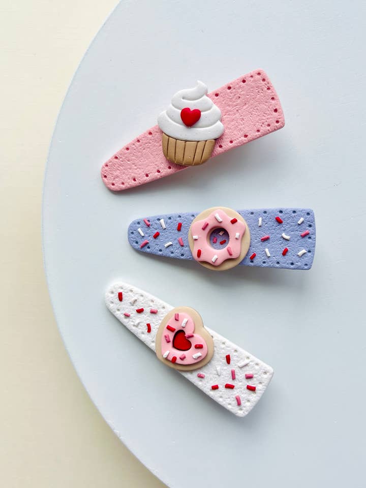 . Hair clips, hair barretes for wholesale by Rosa Paulina Designs