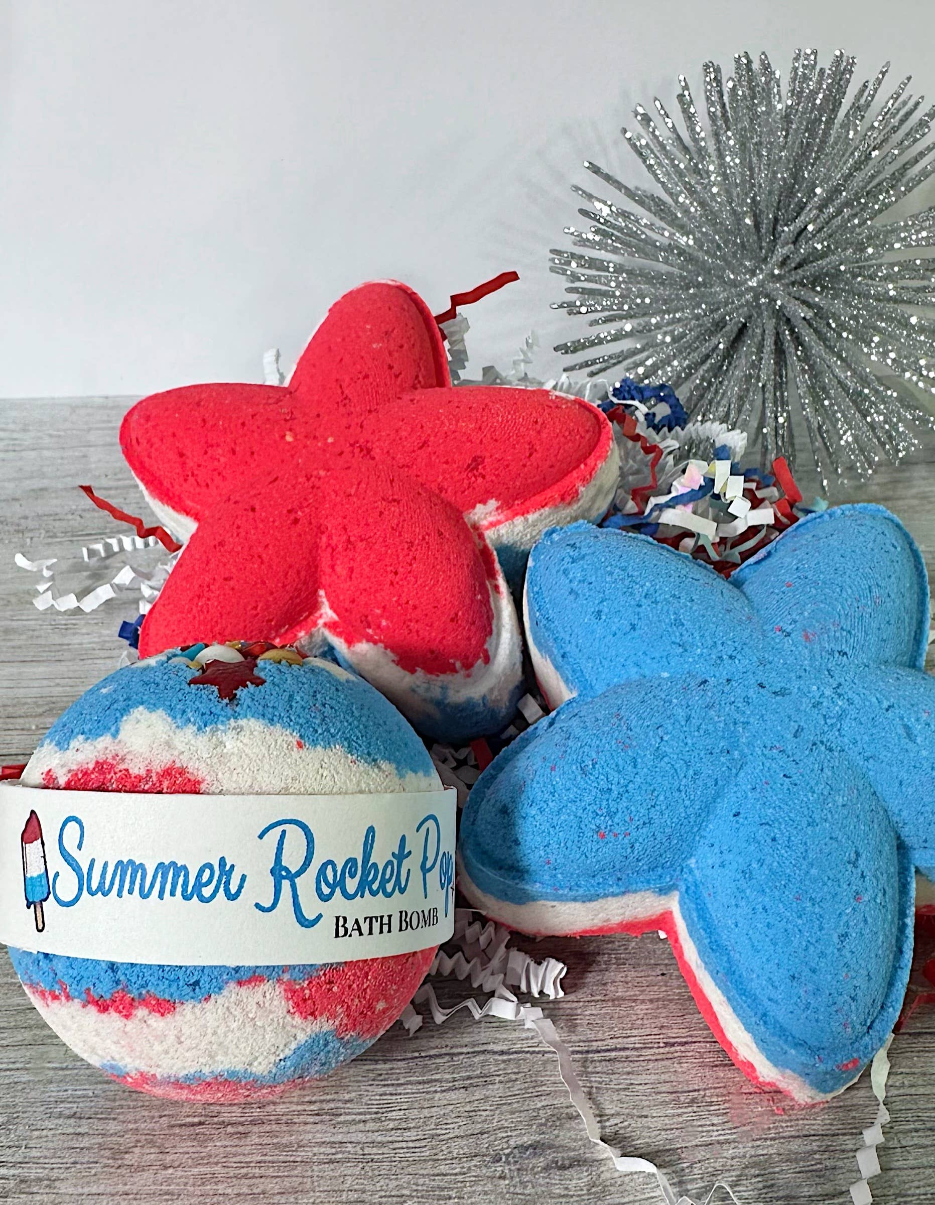 Mandatory Me Time – Bomba de banho/efervescente por atacado – Bomba de Banho Estrelada | Foguete Patriótico Sazonal de Verão3