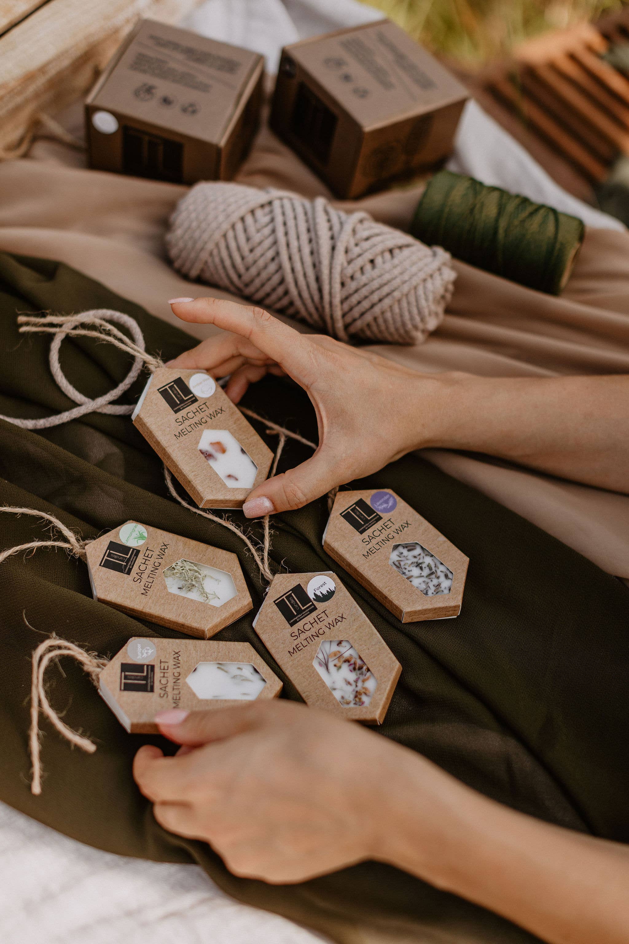 TLCandlesLatvia - Vendita all'ingrosso Sacchetto profumato - Sacchetto profumato al pino in cera di soia7