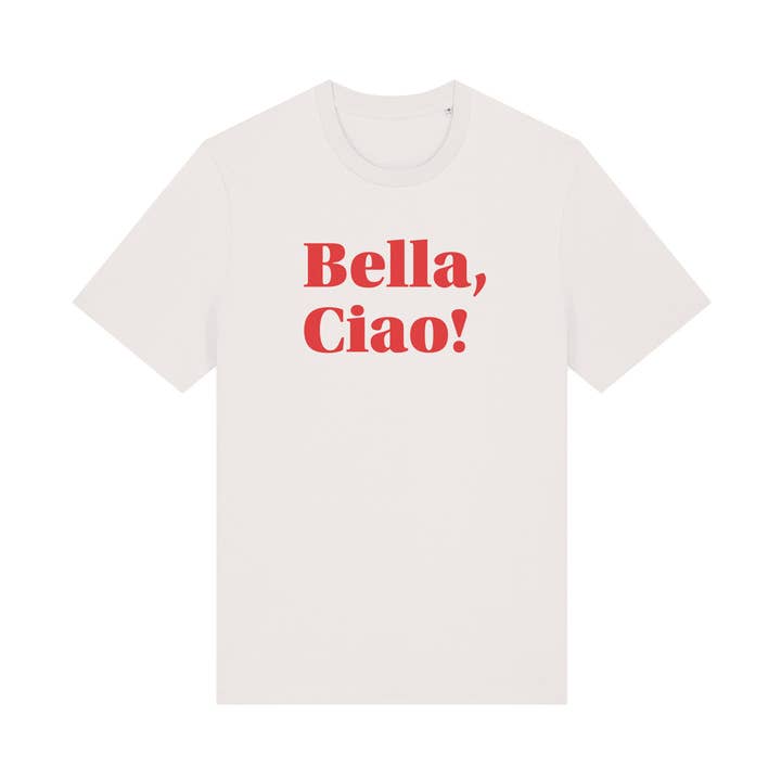 T-shirt unisex – Bella Ciao - Vanlife Italia Travel per la vendita all'ingrosso da parte di Hand und Feuer