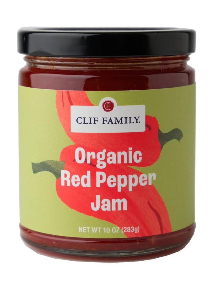 Organic Red Pepper Jam for wholesale by Clif Family Napa Valley, Certified B Corp Company