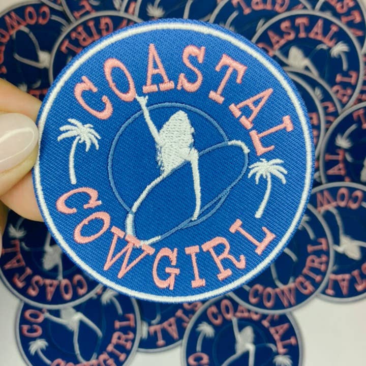 3" Coastal Cowgirl - Broderad hattlapp för wholesale av TEELUX