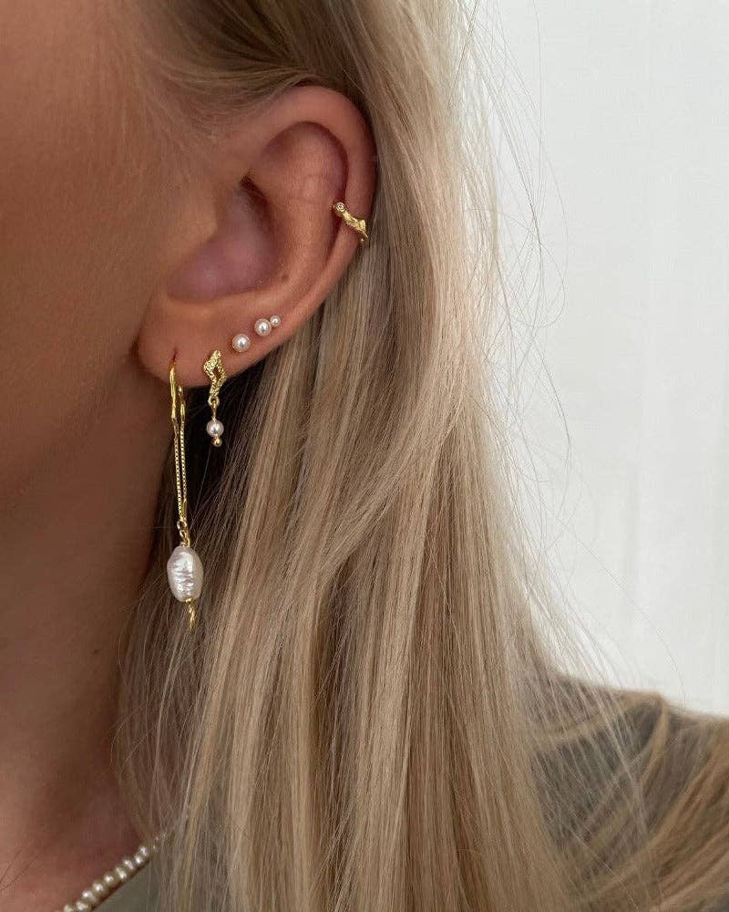 Nava Copenhagen - Wholesale Dangle Earrings - Raja Earrings - Gold Plated1