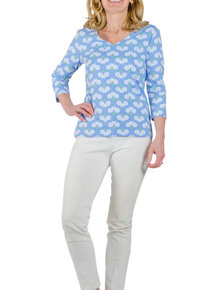 V-Crew Tee-What a Racket for wholesale by sailor-sailor