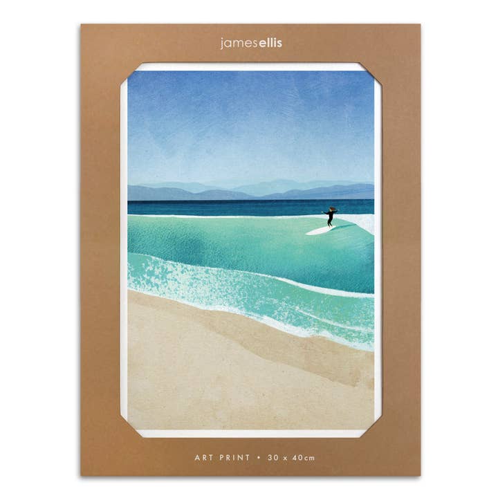Riding the Wave Print for wholesale by James Ellis