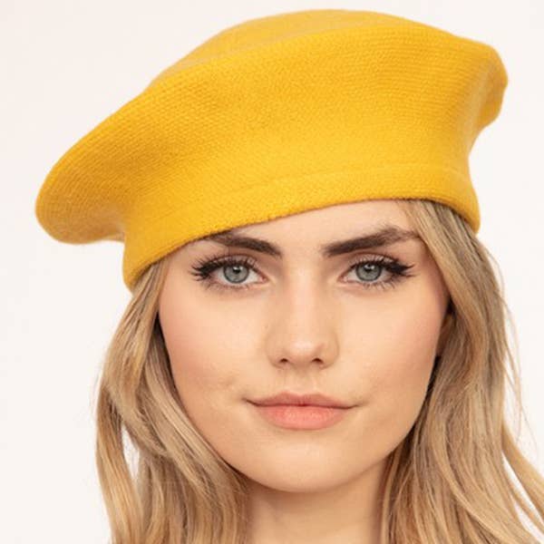 3AM BY H&D ACCESSORIES - Wholesale Beret – Women's - Stretchy Solid Beret21