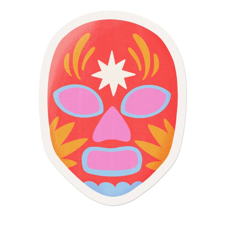 Ana Peake - Wholesale Sticker - Luche Libre Vinyl Sticker