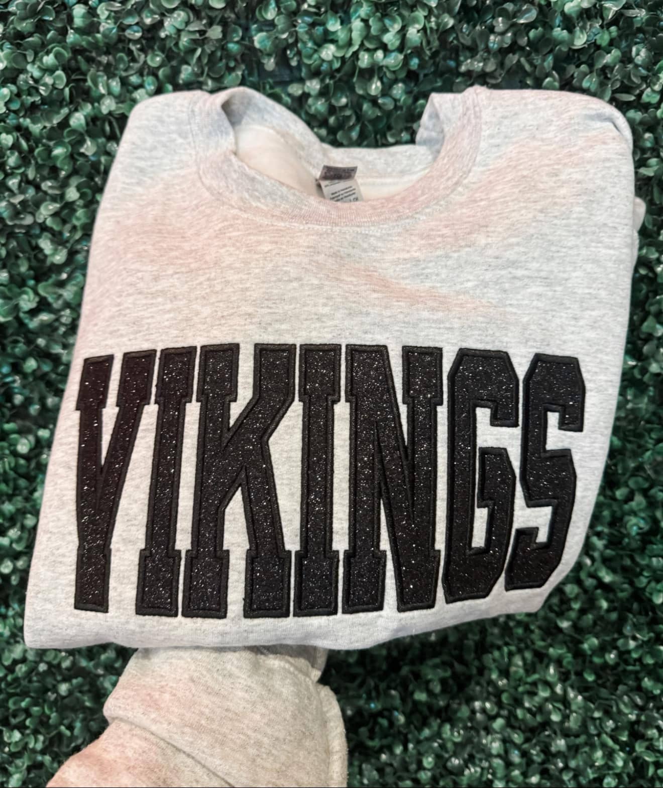 Top Notch - Wholesale Graphic Sweatshirt - Women's - School Spirit Glitter Appliqué Embroidered Sweatshirt 10