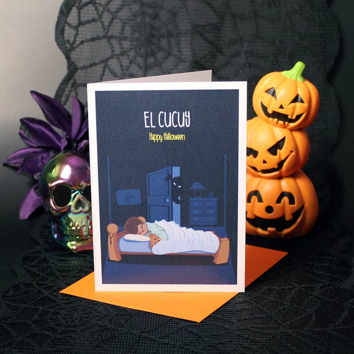 Paper Tacos® - Wholesale Halloween Card - El Cucuy - The Boogie Man Halloween Card2