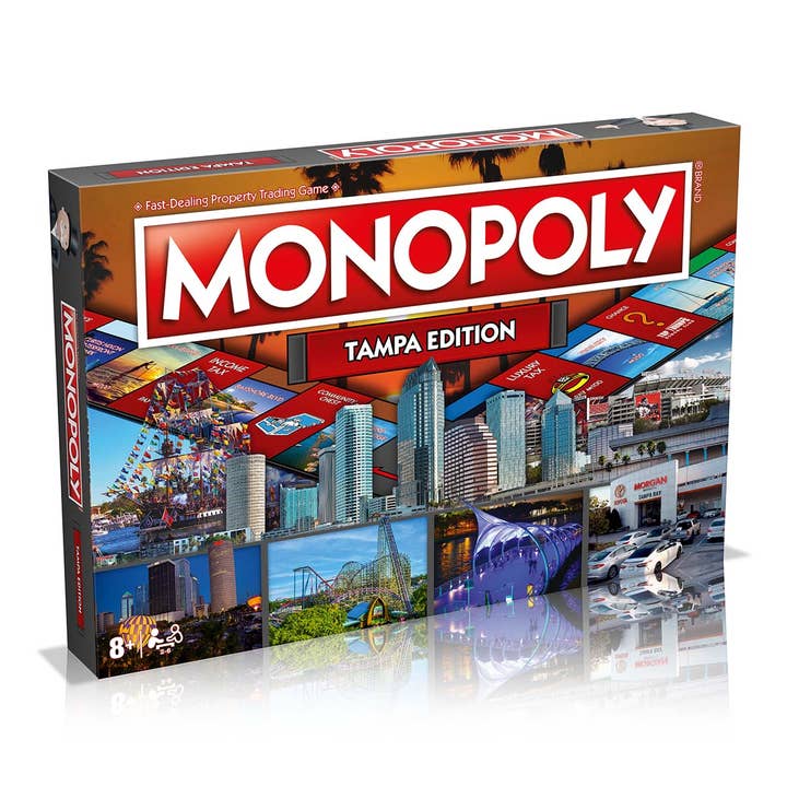 Tampa Edition Monopoly Board Game for wholesale by Top Trumps USA, Inc.