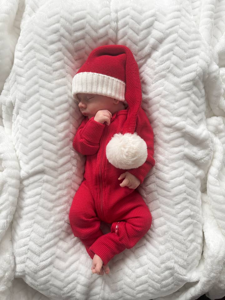 Petite + Co - Wholesale Onesie – Kids - WAFFLE ONESIE | RED0