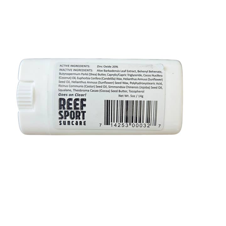 Reef Sport Suncare - Wholesale Sunscreen - REEF ZINC STICK - Clear2