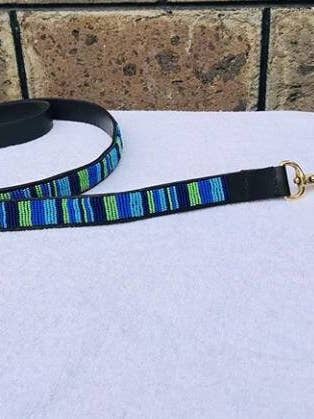 Beaded Leather Dog Collar and Leash with Free Shipping for wholesale by Delight merchants