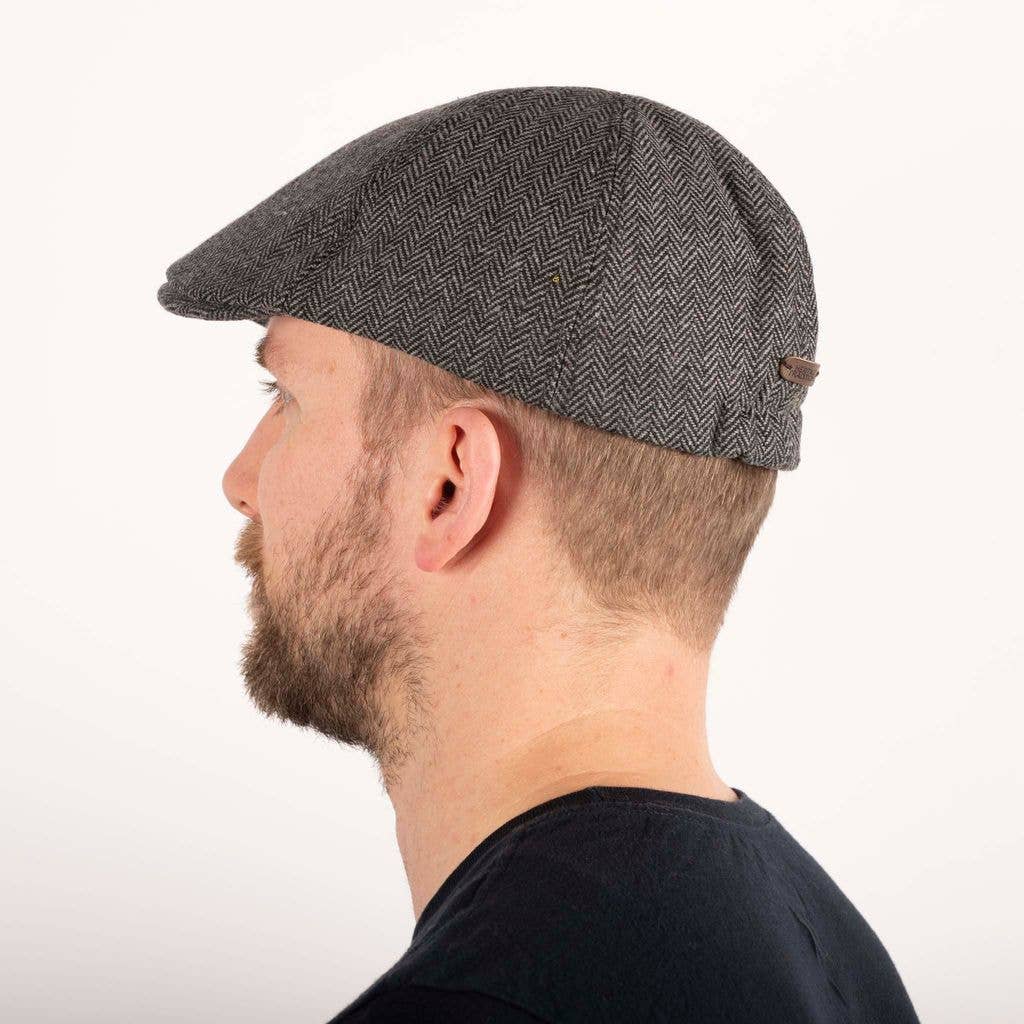Eurostick – Engroshandel Flat cap - Herre – Sildeben Tweed Panel Flad Cap18
