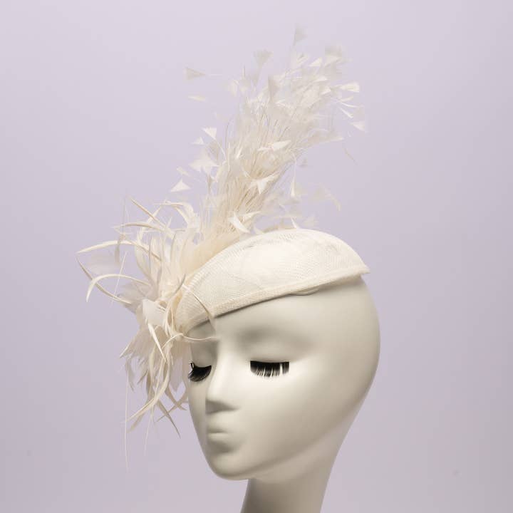 KaKyCo - Wholesale Fascinator hat – Women's - Small Base With Variety Feather On Top Fascinator | AJ780S6