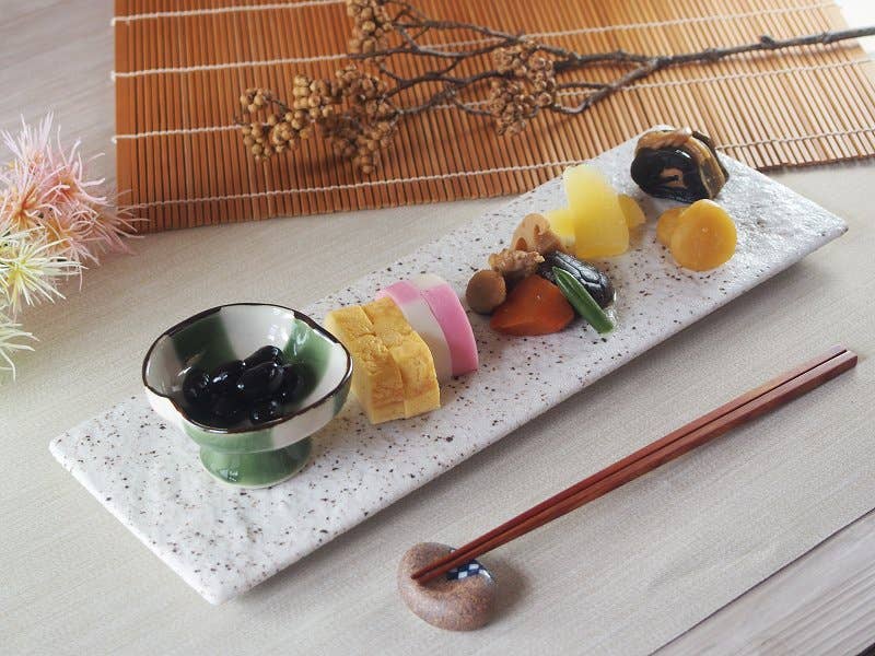 Sensui - Wholesale Dinner plate - Granite 14" Long Plate7