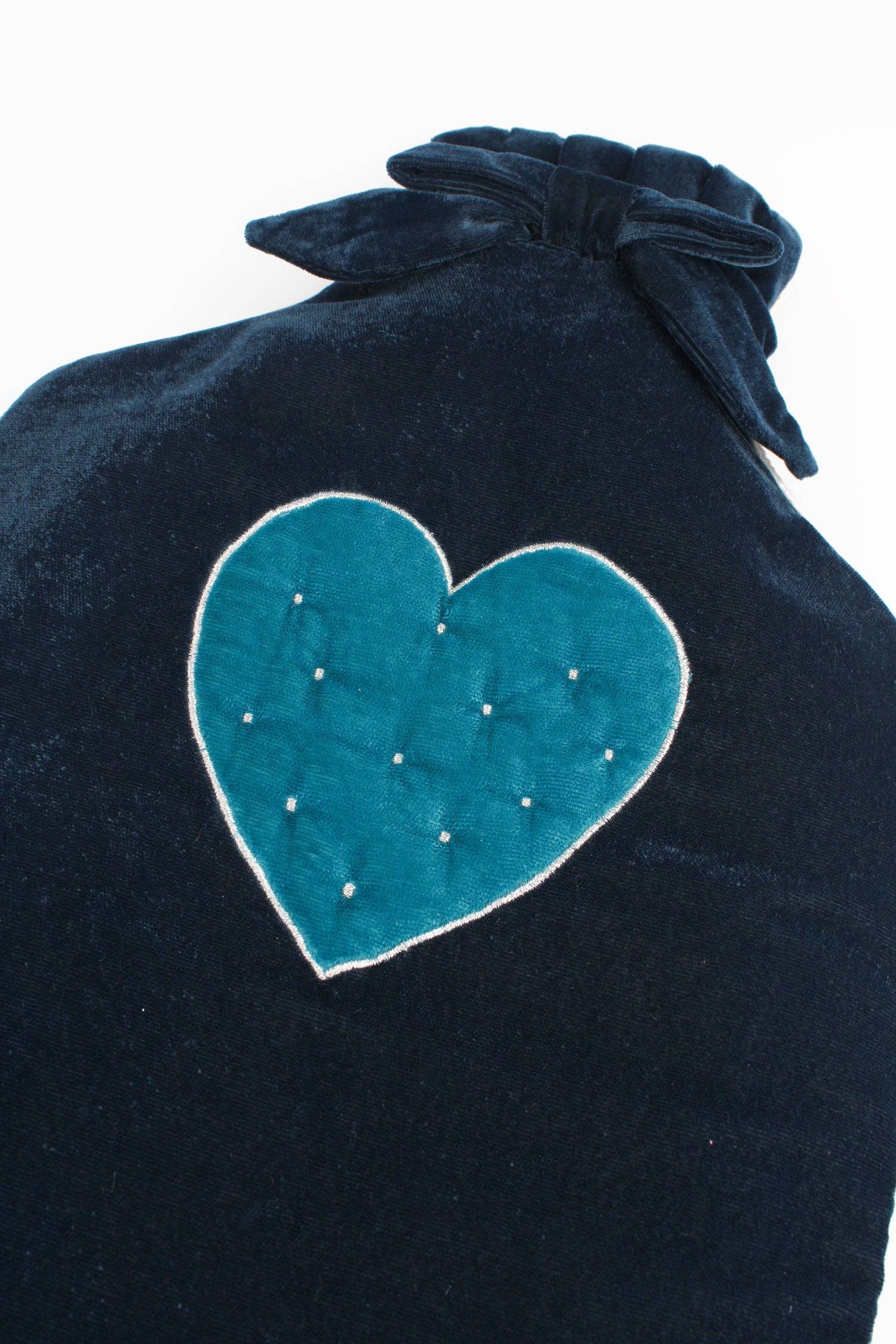 My Doris – wholesale Hot/cold compress – BLUE VELVET HEART HOT WATER BOTTLE3