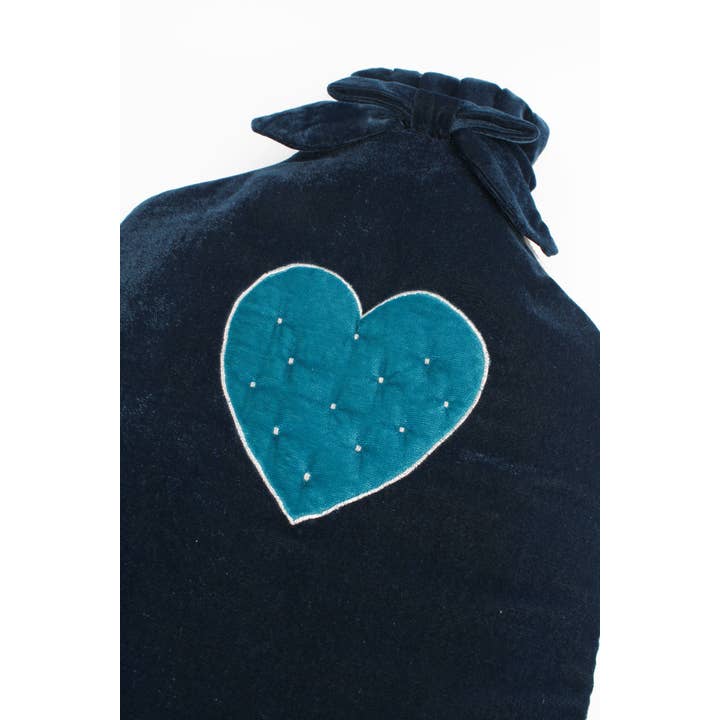 My Doris – wholesale Hot/cold compress – BLUE VELVET HEART HOT WATER BOTTLE3