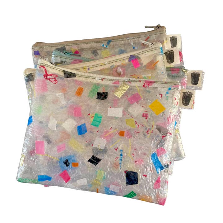 Cool Trash – Estojo – Unissexo por atacado – Bolsa Média de Confetti de Plástico Reciclado1