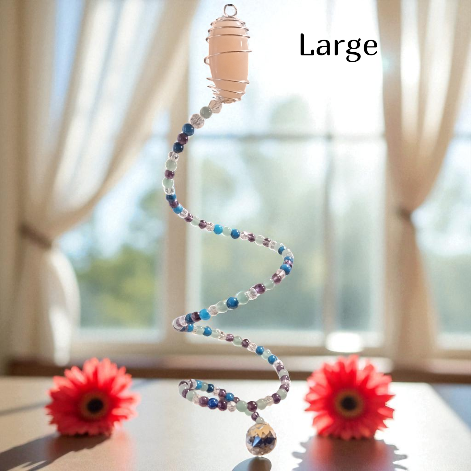 Funky Aura Boutique - Wholesale Suncatcher - Funky Spiral Sun Catchers - 3 sizes7