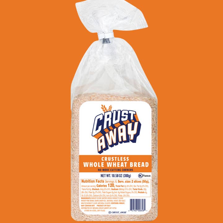 Crustless Whole Wheat Bread for wholesale by Crust Away