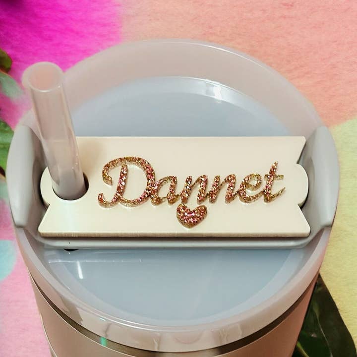 Etiqueta de identificação personalizada Tumbler Topper por atacado de Planty'tude