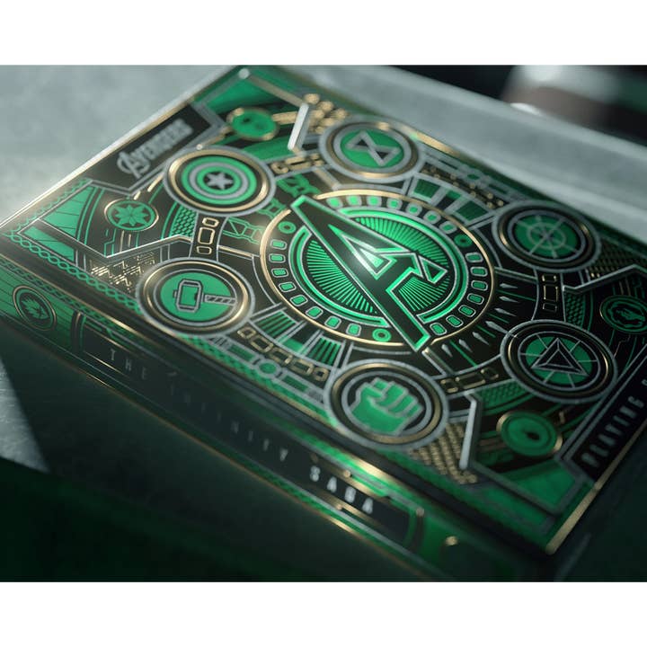 Cardshouse - Wholesale Playing Cards - Avengers Green Edition The Infinity Saga Theory11 Playing Ca