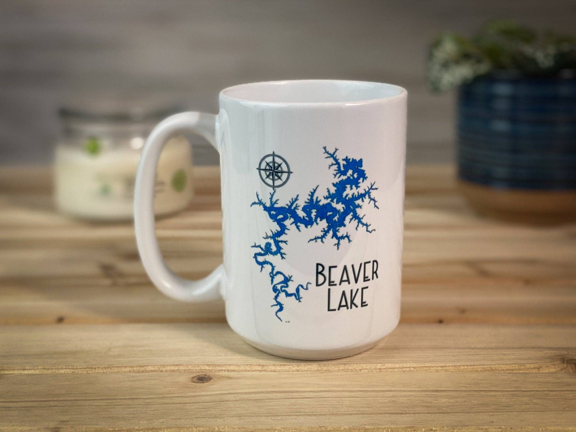 Adirondack Etching LLC - Wholesale Coffee Mug - Lake Outline - Ceramic Mug -  15oz Capacity3