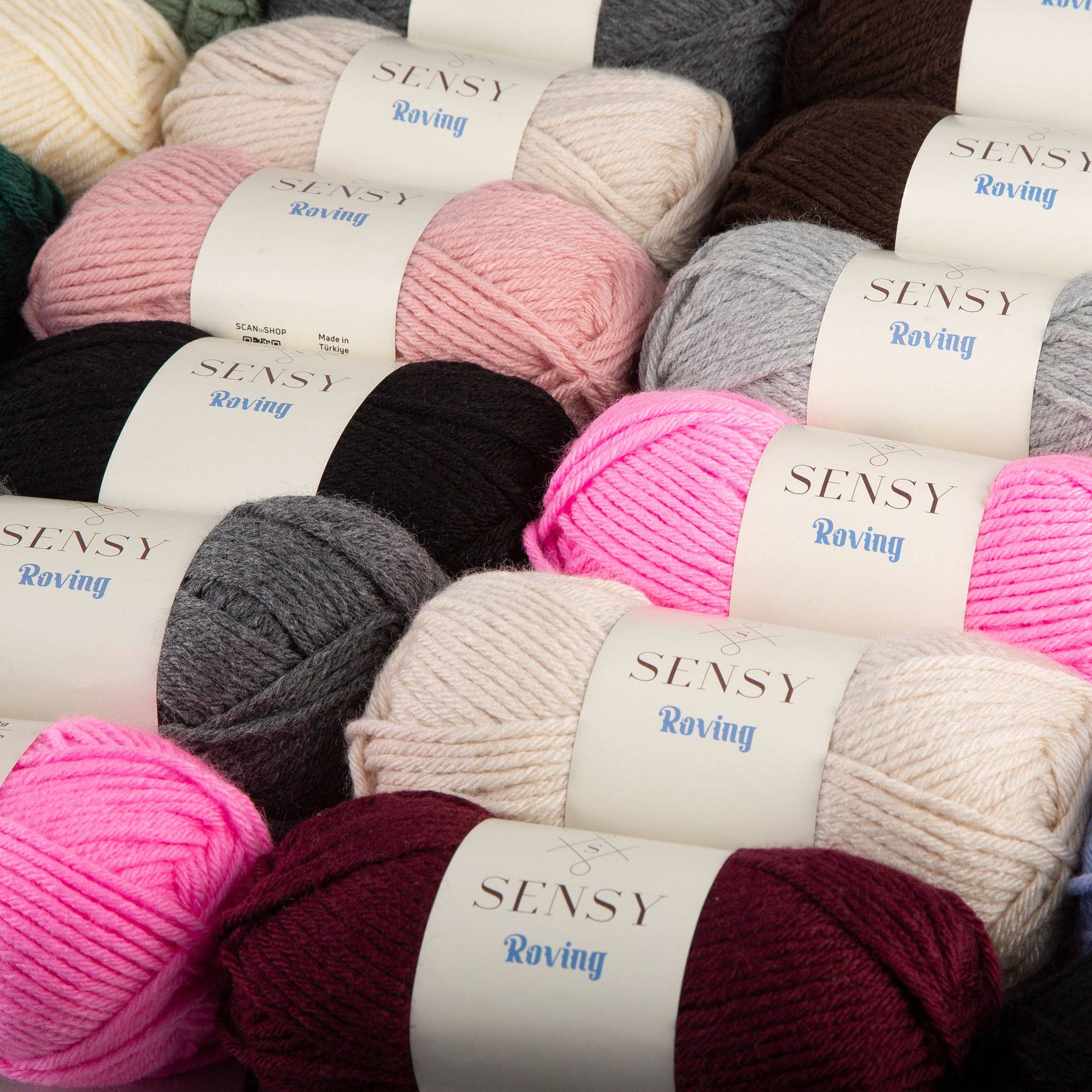 Sensy - Wholesale Yarn - Sensy Roving Yarn, 3.5 oz, 132 Yards, Gauge 5 Bulky11